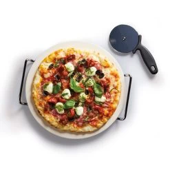 KitchenCraft Pizzasteen En Pizzames - 32 Cm -Keukenbenodigdheden Winkel qii8zbg61ucyuxrfrlff 28232