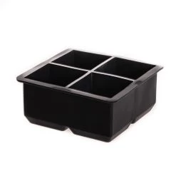 Sareva IJsblokjesvorm - 4 Grote Ijsblokjes - Siliconen - Easy Release - Herbruikbaar -Keukenbenodigdheden Winkel sereva ijsblokken manen 4stuks 1