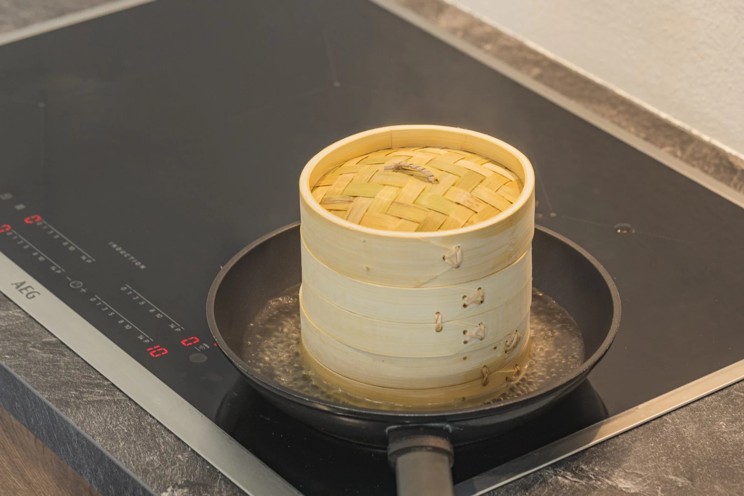 Sareva Stoommandje - Bamboe - 2-laags - ø 15 Cm 6 Sareva Stoommandje - Bamboe - 2-laags - ø 15 Cm - Afbeelding 6